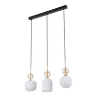 SOPHIA COGNAC WHITE LAMPA WISZĄCA 3XE14