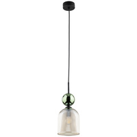 SOPHIA GREEN COGNAC LAMPA WISZĄCA 1XE14
