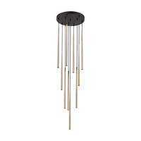 PIANO BLACK GOLD LAMPA WISZACA 10