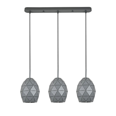 EGANA GRAPHITE LAMPA WISZĄCA 3XE27
