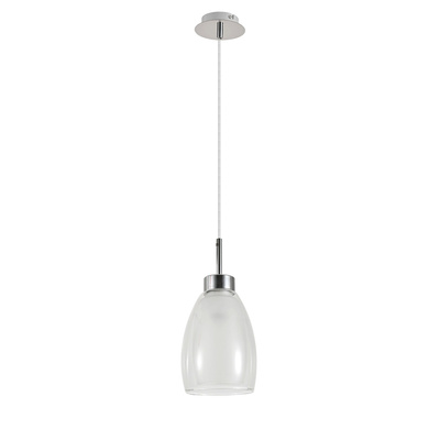 MORRO CHROME/WHITE LAMPA WISZĄCA 1XE27