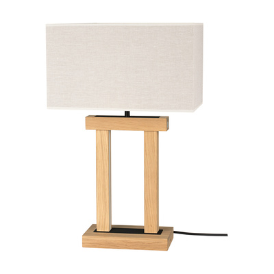 Lampa stołowa HAKON drewno dębowe DIMM 7037403611781