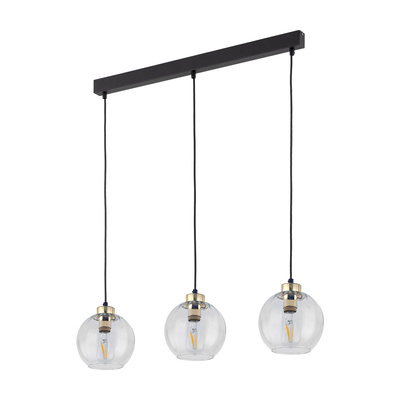 DEVI TRANSPARENT LAMPA WISZĄCA 3  LISTWA
