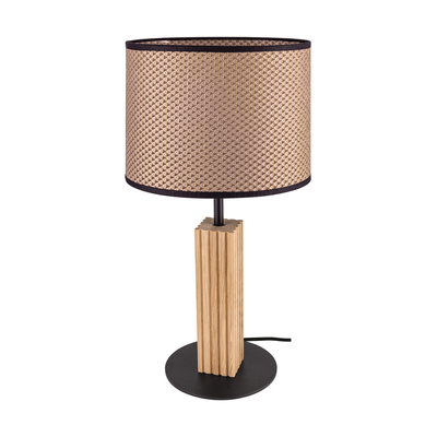 Lampa stołowa RIFLET drewno dębowe 7010412711690