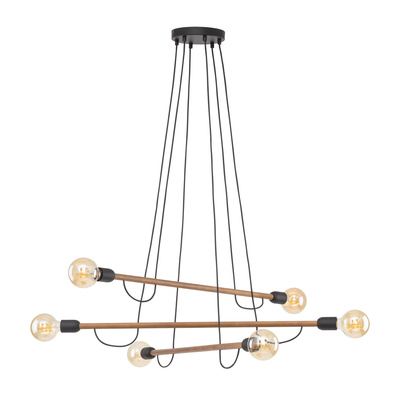 HELIX WOOD ORZECH LAMPA WISZĄCA 6