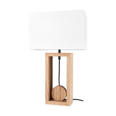 Lampa stołowa LOGAN drewno dębowe 7017411911796